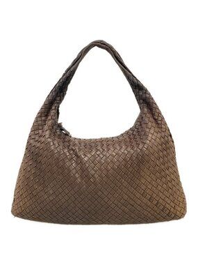 Bottega Veneta Handbag Medium Bag Dark Brown Leather